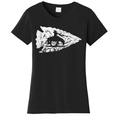 Arrowhead Hunting Native American Relic Hunter Arrowhead Women's T-Shirt