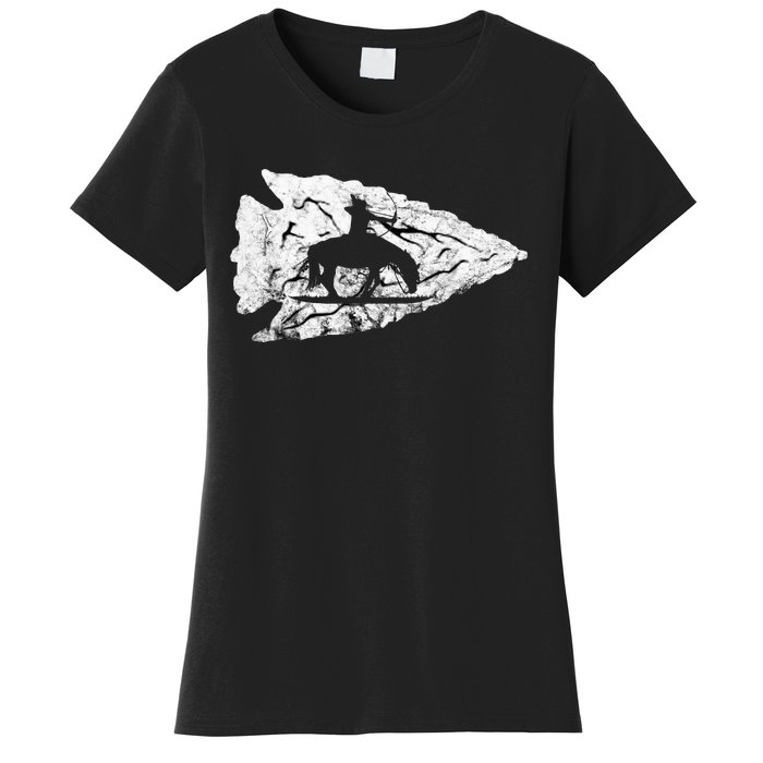 Arrowhead Hunting Native American Relic Hunter Arrowhead Women's T-Shirt