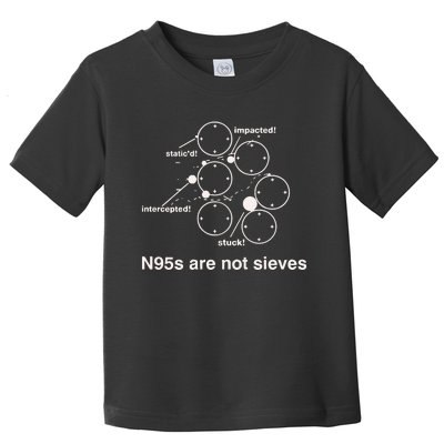 Amanda Hu N95s Are Not Sieves Toddler T-Shirt