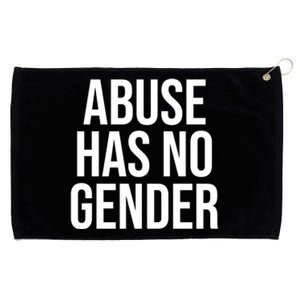 Abuse Has No Gender Grommeted Golf Towel