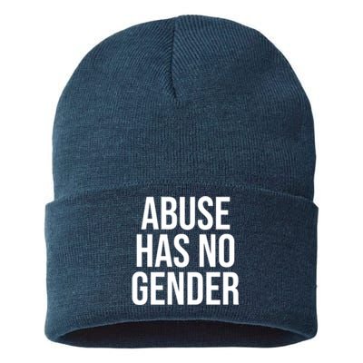 Abuse Has No Gender Sustainable Knit Beanie