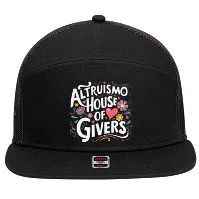 Altruismo House Of Givers Rca Givers School Spirit Gift 7 Panel Mesh Trucker Snapback Hat