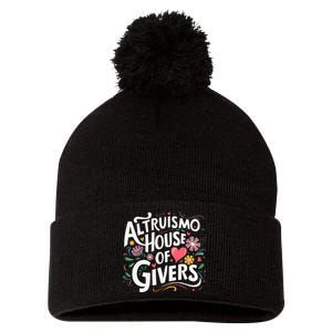 Altruismo House Of Givers Rca Givers School Spirit Gift Pom Pom 12in Knit Beanie