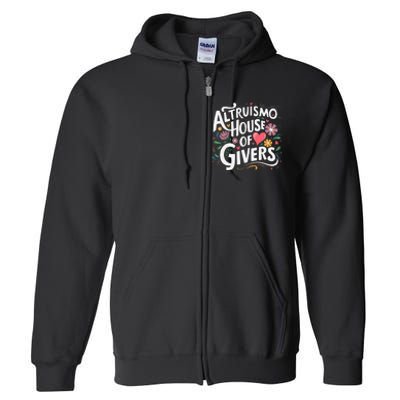 Altruismo House Of Givers Rca Givers School Spirit Gift Full Zip Hoodie