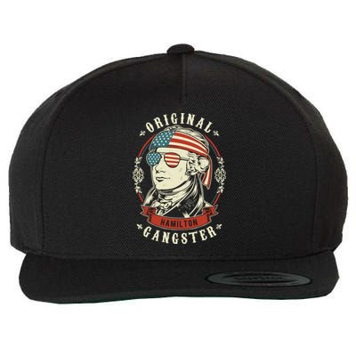 Alexander Hamilton Original Gangster 4th Of July Wool Snapback Cap