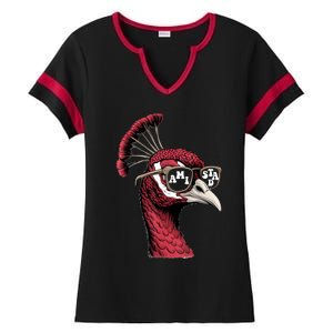 Amistad House Of Friendship Amistad Friendly School Spirit Ladies Halftime Notch Neck Tee