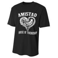 Amistad House Of Friendship Rca Friendly School Spirit Performance Sprint T-Shirt