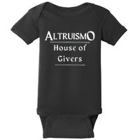 Altruismo House Of Givers Rca Givers School Spirit Baby Bodysuit