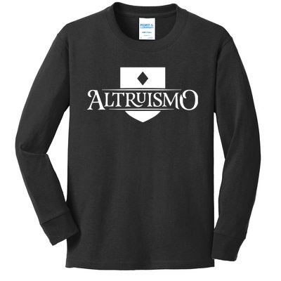 Altruismo House Of Givers School Spirit Givers Black Kids Long Sleeve Shirt