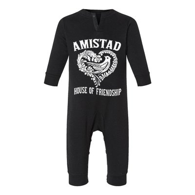 Amistad House Of Friendship Rca Friendly School Spirit Infant Fleece One Piece