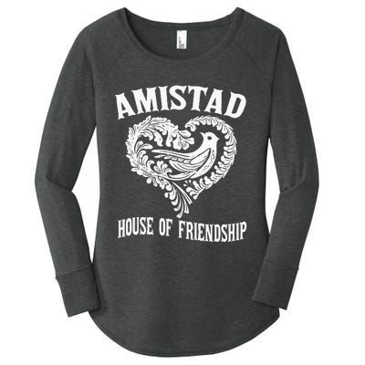 Amistad House Of Friendship Rca Friendly School Spirit Women's Perfect Tri Tunic Long Sleeve Shirt