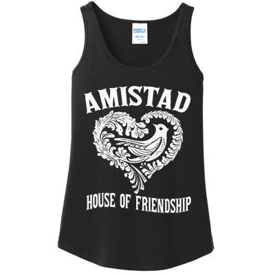 Amistad House Of Friendship Rca Friendly School Spirit Ladies Essential Tank