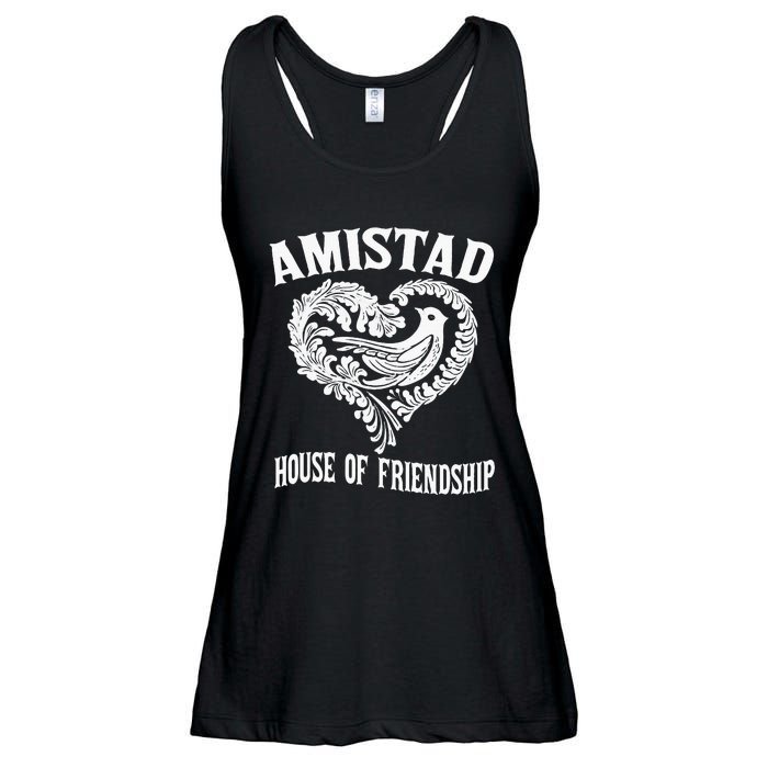 Amistad House Of Friendship Rca Friendly School Spirit Ladies Essential Flowy Tank