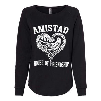 Amistad House Of Friendship Rca Friendly School Spirit Womens California Wash Sweatshirt