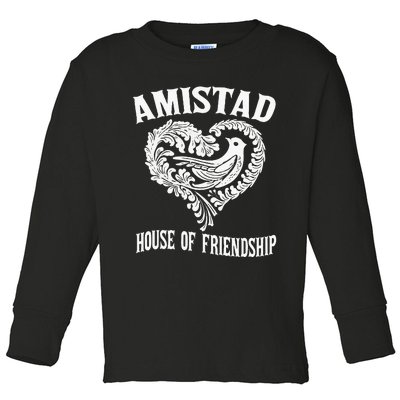 Amistad House Of Friendship Rca Friendly School Spirit Toddler Long Sleeve Shirt