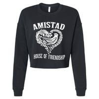 Amistad House Of Friendship Rca Friendly School Spirit Cropped Pullover Crew