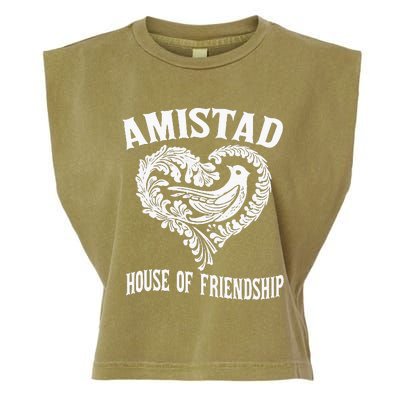 Amistad House Of Friendship Rca Friendly School Spirit Garment-Dyed Women's Muscle Tee