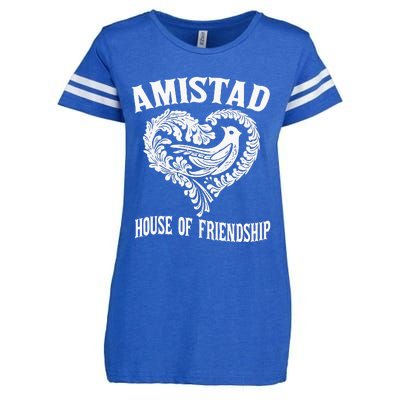 Amistad House Of Friendship Rca Friendly School Spirit Enza Ladies Jersey Football T-Shirt