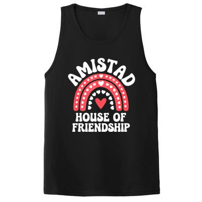 Amistad House Of Friendship Boho Heart Rainbow PosiCharge Competitor Tank