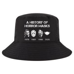 A History Of Horror Masks Halloween And Movie Gift Cool Comfort Performance Bucket Hat