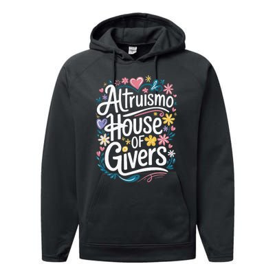 Altruismo House Of Givers School Spirit Performance Fleece Hoodie