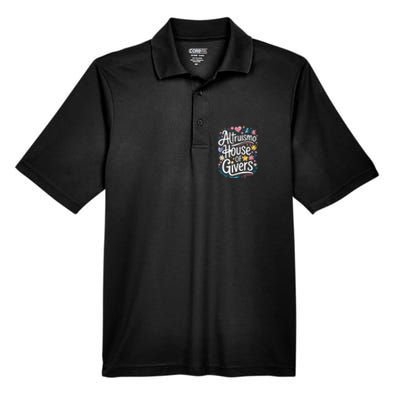 Altruismo House Of Givers School Spirit Men's Origin Performance Pique Polo