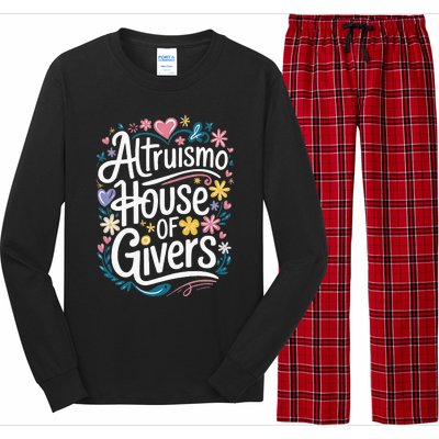 Altruismo House Of Givers School Spirit Long Sleeve Pajama Set