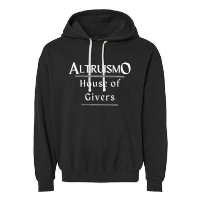 Altruismo House Of Givers Rca Givers School Spirit Black Altruismo House Of Gi Garment-Dyed Fleece Hoodie