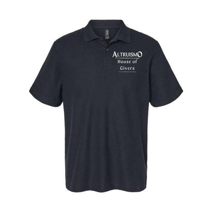 Altruismo House Of Givers Rca Givers School Spirit Black Altruismo House Of Gi Softstyle Adult Sport Polo