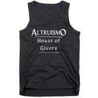 Altruismo House Of Givers Rca Givers School Spirit Black Altruismo House Of Gi Tank Top