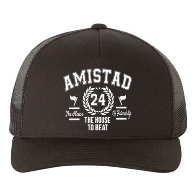 Amistad House Of Friendship House Friendship School Spirit Yupoong Adult 5-Panel Trucker Hat