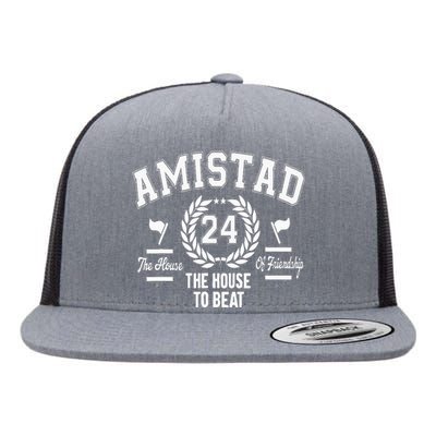 Amistad House Of Friendship House Friendship School Spirit Flat Bill Trucker Hat