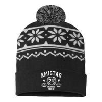 Amistad House Of Friendship House Friendship School Spirit USA-Made Snowflake Beanie