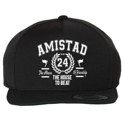 Amistad House Of Friendship House Friendship School Spirit Wool Snapback Cap