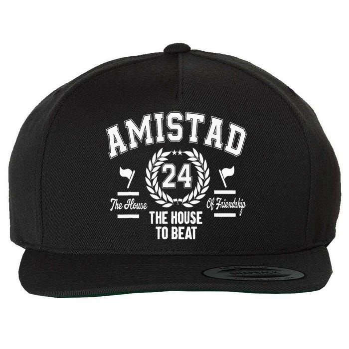 Amistad House Of Friendship House Friendship School Spirit Wool Snapback Cap