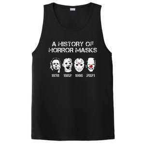 A History Of Horror Masks Halloween Funny Costume PosiCharge Competitor Tank