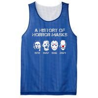 A History Of Horror Masks Halloween Funny Costume Mesh Reversible Basketball Jersey Tank