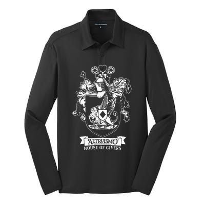 Altruismo House Of Givers Rca Givers School Spirit Silk Touch Performance Long Sleeve Polo