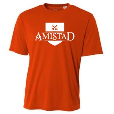 Amistad House Of Friendship House Retro Friendship Cooling Performance Crew T-Shirt