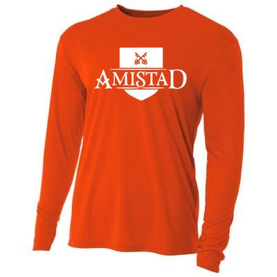 Amistad House Of Friendship House Retro Friendship Cooling Performance Long Sleeve Crew