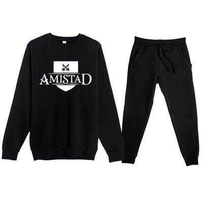 Amistad House Of Friendship House Retro Friendship Premium Crewneck Sweatsuit Set