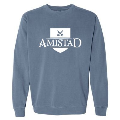 Amistad House Of Friendship House Retro Friendship Garment-Dyed Sweatshirt