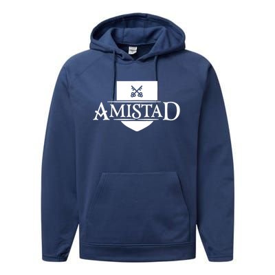 Amistad House Of Friendship House Retro Friendship Performance Fleece Hoodie