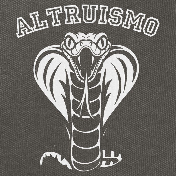 Altruismo House Of Givers RCA School Snake Student Cotton Canvas Backpack