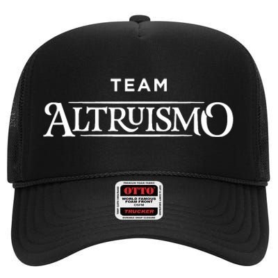 Altruismo House Of Givers School Spirit Givers Black High Crown Mesh Back Trucker Hat