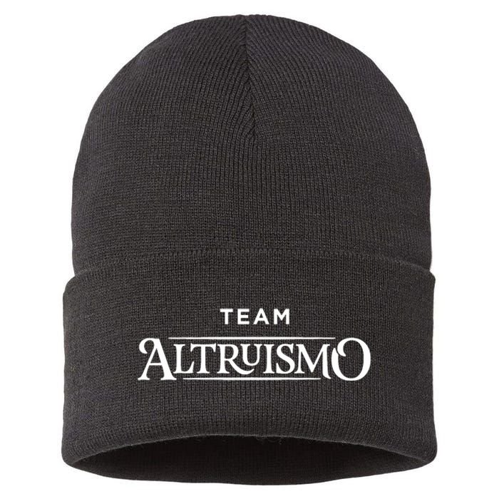 Altruismo House Of Givers School Spirit Givers Black Sustainable Knit Beanie