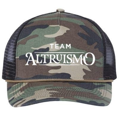 Altruismo House Of Givers School Spirit Givers Black Retro Rope Trucker Hat Cap