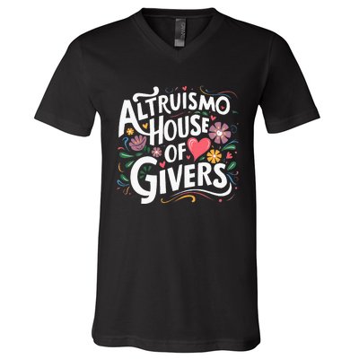 Altruismo House Of Givers Rca Givers School Spirit V-Neck T-Shirt