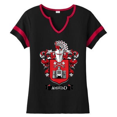 Amistad House Of Givers Rca Friendship School Spirit Ladies Halftime Notch Neck Tee