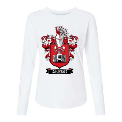 Amistad House Of Givers Rca Friendship School Spirit Womens Cotton Relaxed Long Sleeve T-Shirt